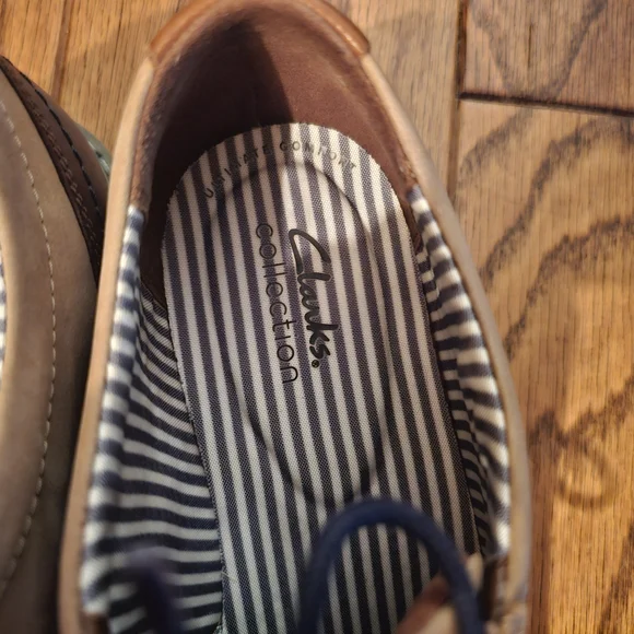 Clarks Men's Radcliff Low Leather Oxfords - Picture 4 of 8